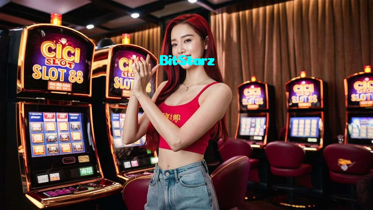 BitStarz casino presented on mobile device in Pakistan with slots and live games
