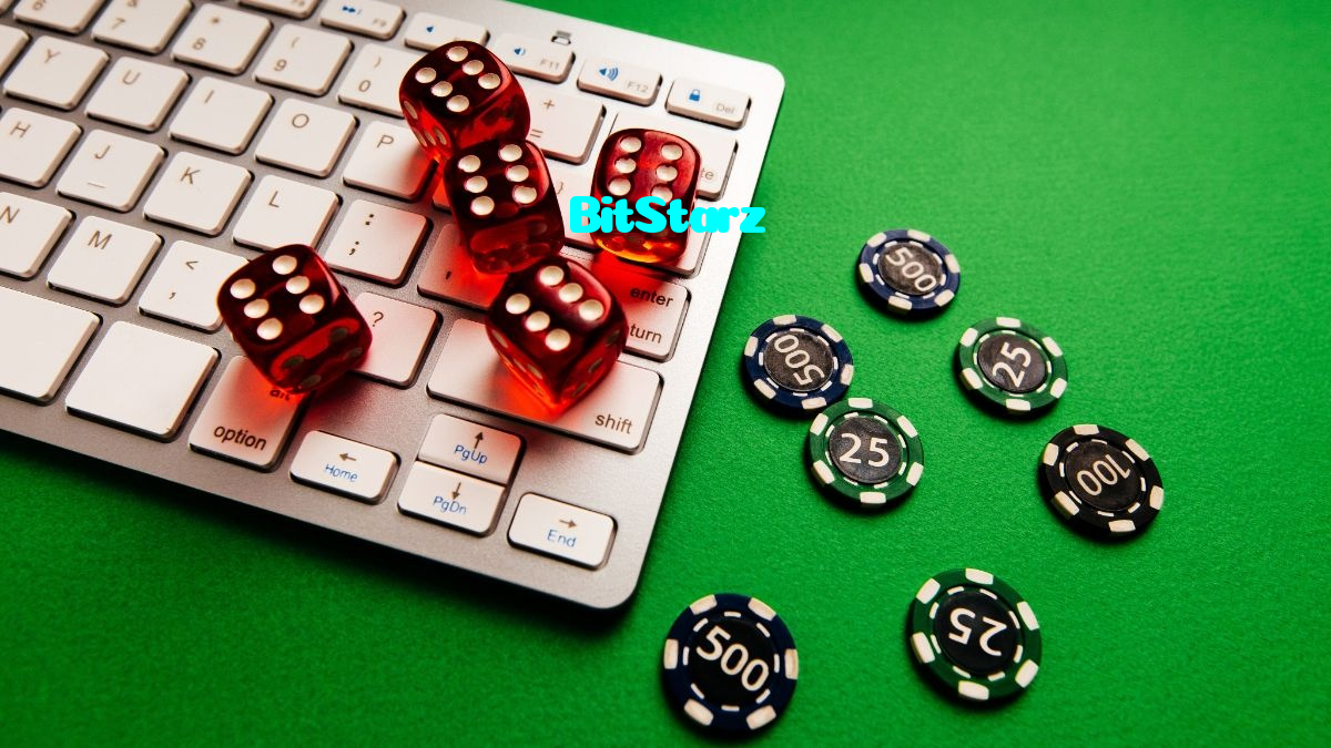 BitStarz casino presented on mobile device in Pakistan with slots and live games